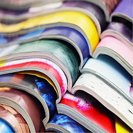 image d'un site web avec des journaux